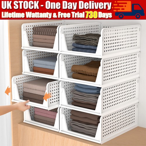 Stackable wardrobe storage - wardrobe,