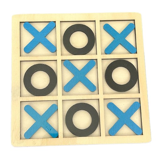 Wooden toe game noughts - game,