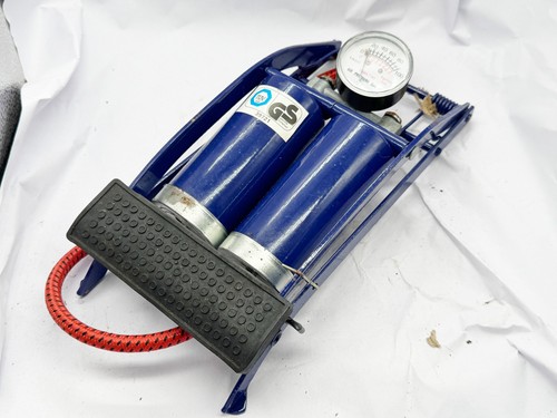 Vintage double cylinder - cylinder, foot