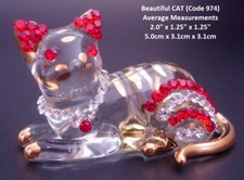 Crystal Glass CAT KITTEN