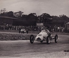 COOPER SINGLE SEATER RACE CAR No.10, PHOTO, GUY GRIFFITHS & 18 SEP.1949, STAMPS
