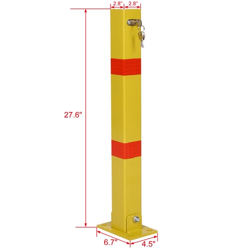 Folding parking barrier - folding,