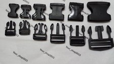 PLASTIC DELRIN SIDE RELEASE BUCKLES FOR WEBBING BAGS STRAPS CLIPS 20MM - 55MM