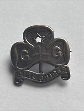Girl Guide Silver Promise Badge. 