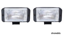 Pair 2x Universal 12V Front  Fog Quartz Halogen Lights Lamps Car Van  4x4 Suv E4