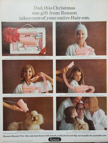 Vintage 1968 ronson hair dryer - 1968,