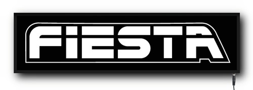 Fiesta badge emblem - fiesta, led
