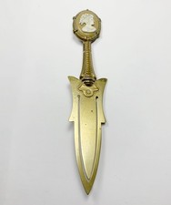Antique bookmark gilt brass - antique,
