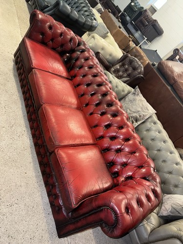 Chesterfield oxblood real - chesterfield,