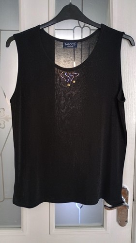 Ladies short sleeved - black, top