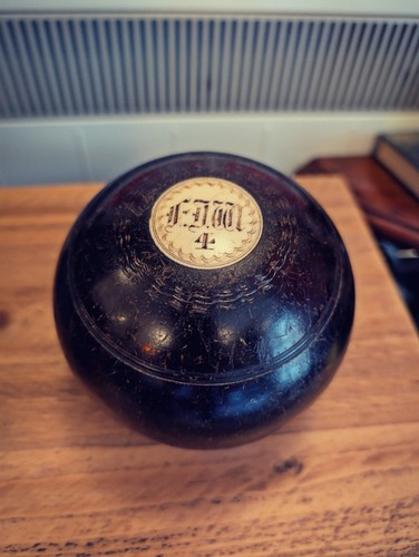 Antique bowls ball lawn - ball,