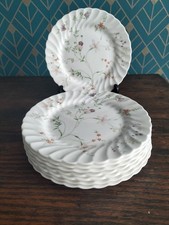 Wedgwood CAMPION Bone China Ribbed Plates 6.5"  - 8 available