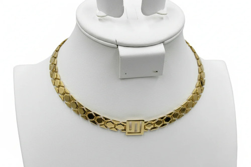 Goldtone stella valle logo - stella,