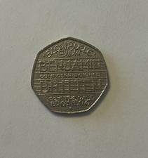 Benjamin Britten 50p Coin 2013