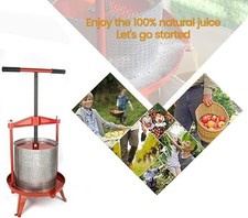 Frame Fruit Press 14L - Apple Press, Fruit Crusher, Wine Press, Cross Beam Press