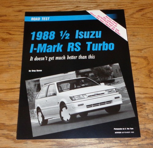1988 isuzu mark rs turbo - 1988, 1/2