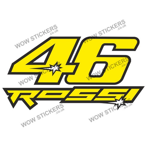 Rossi motorbike sticker - rossi, 46