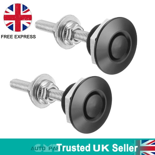 Push button quick release hood - push,