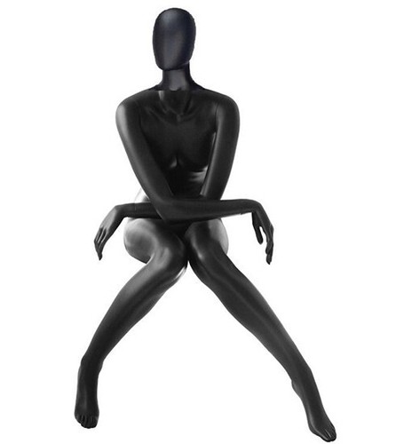 Mannequin female sitting matt - mannequin,