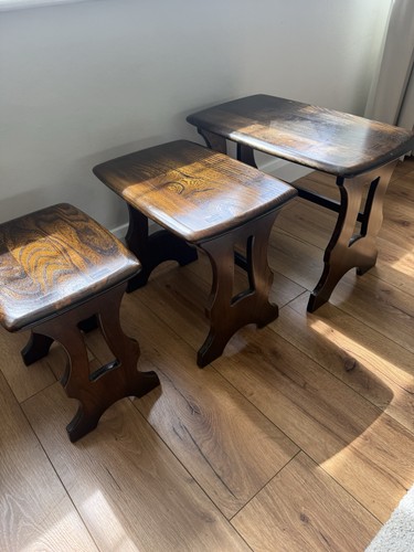 Ercol side tables nest - ercol, 3
