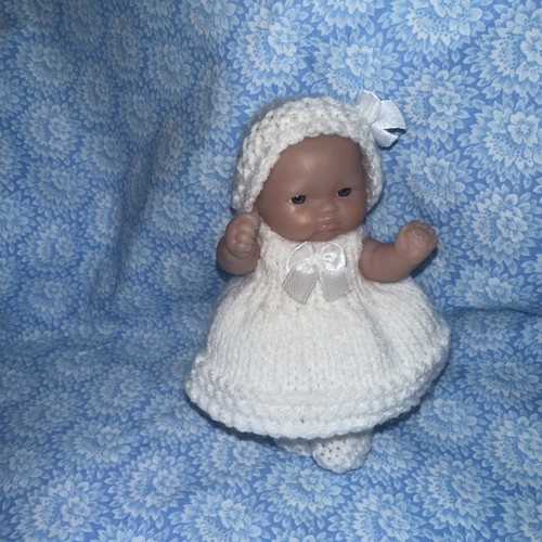 Hand knitted dolls clothes - hand,