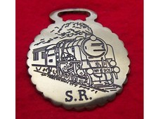 Heavy KB Vintage Cast Horse Brass of the Southern Railway (SR) #RW02