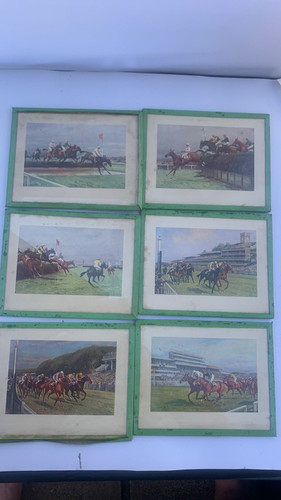 Horse racing cigarette cards - racing,