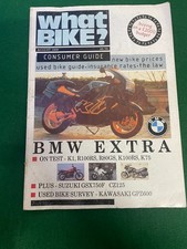 WHAT BIKE AUG 1989 BMW EXTRA