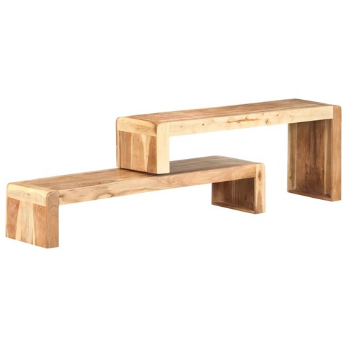 Solid acacia wood cabinet - solid,