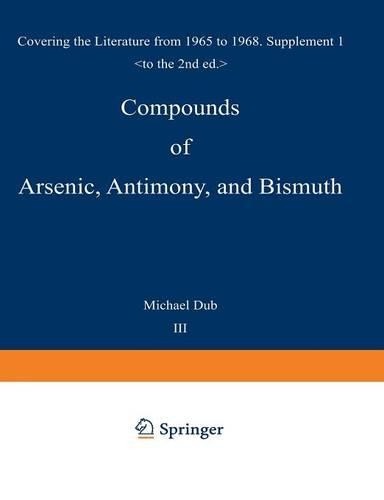 Compounds arsenic - compounds, of