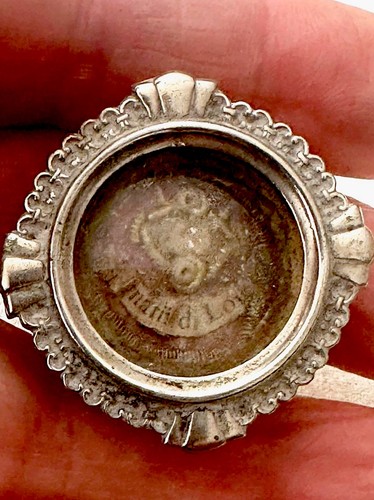Rare antique reliquary - x, with