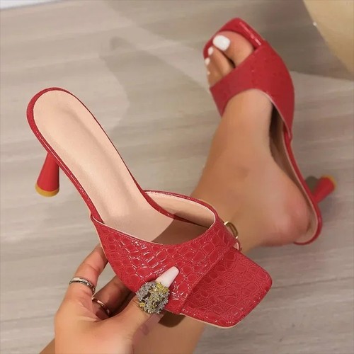 Women high heel sandals square - women,