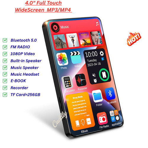 Touchscreen mp3 player - mp3,
