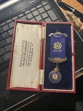 Order Of Buffaloes Medal Hallmarked Sterling Silver Case Of Issue John H Mander