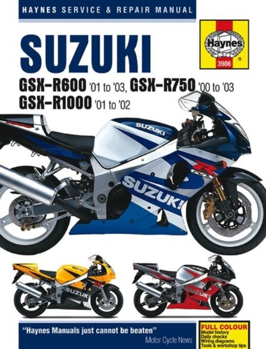 Suzuki gsx r600 r750 - 01-03,