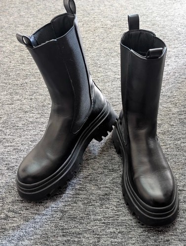 Primark black chunky chelsea - black,