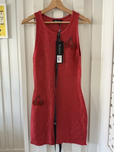 White fox dress medium 10 - white, uk