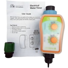 Greenhouse Sensation Battery Water Timer Holiday Watering Plant Garden 3/4"