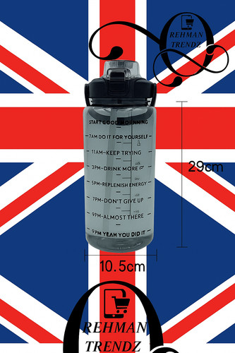 Large water bottle with - 2l,
