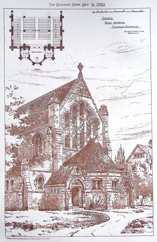 1892 west dulwich - dulwich, church