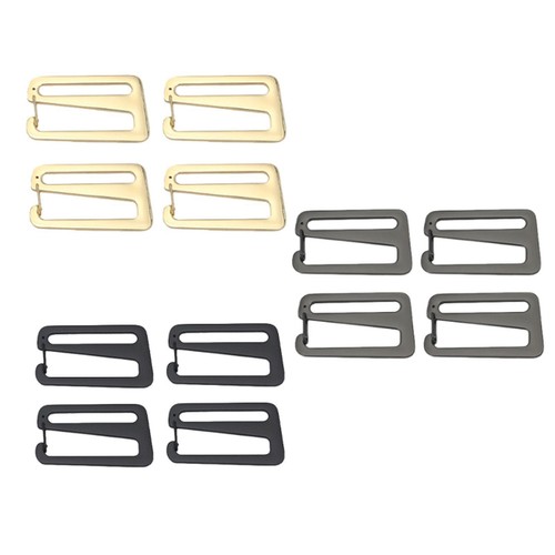 4pcs metal hooks webbing - metal, g