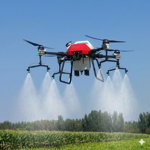 Agricultural crop sprayer - crop,
