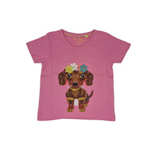Boden T-Shirt Top Girls Dog