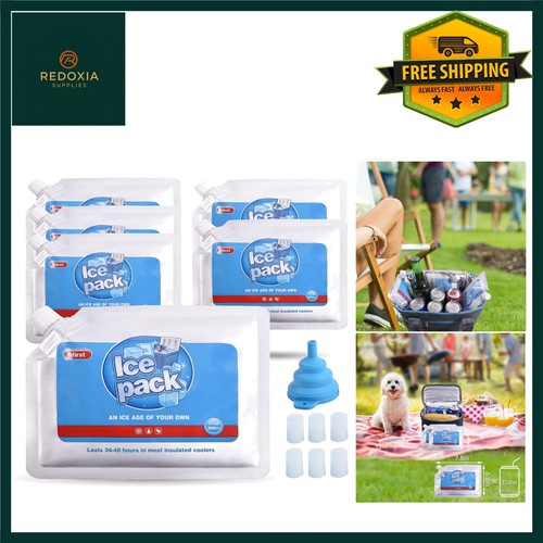 Reusable slim gel ice - gel, packs