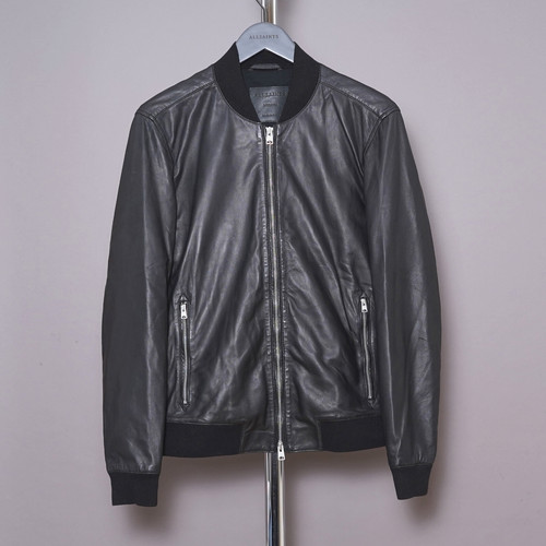 All saints leather jacket - saints,