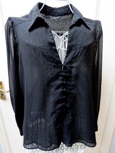 Zara semi sheer blouse size - semi,