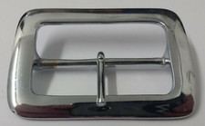 Cross Belt Buckle Chrome Large
