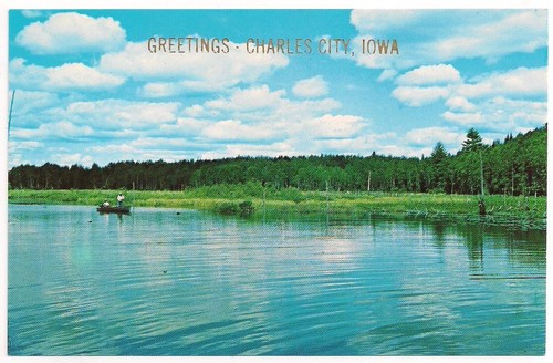 Charles city postcard - charles,