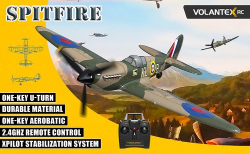 4ch spitfire warbird rc - spitfire,