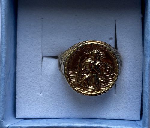 Gold hallmarked vintage - 9, ct